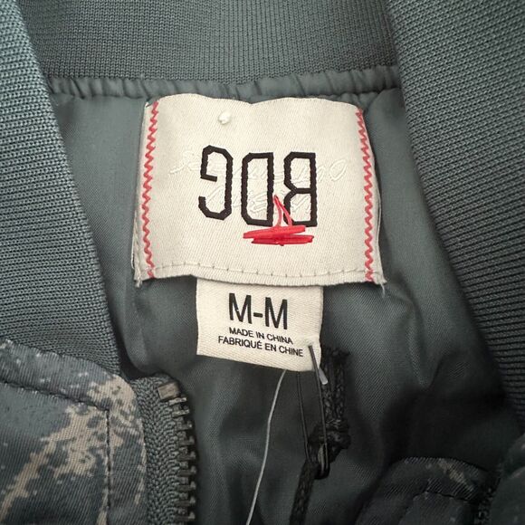 Urban Outfitters BDG Marcy Nylon Bomber Jacket Women's Size Medium Teal NEW - Picture 3 of 5